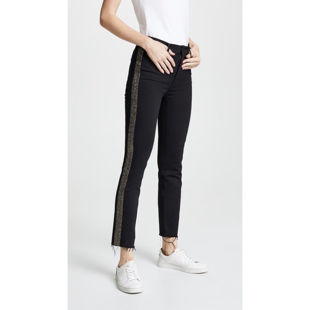 MOTHER Rascal Ankle Fray Jeans in Guilty Treasures